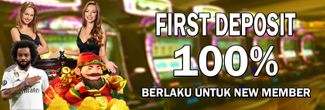 BONUS 100% FIRST DEPOSIT