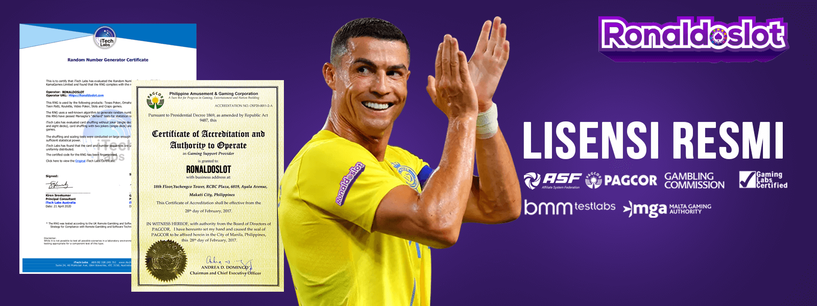 Ronaldo lisensi resmi