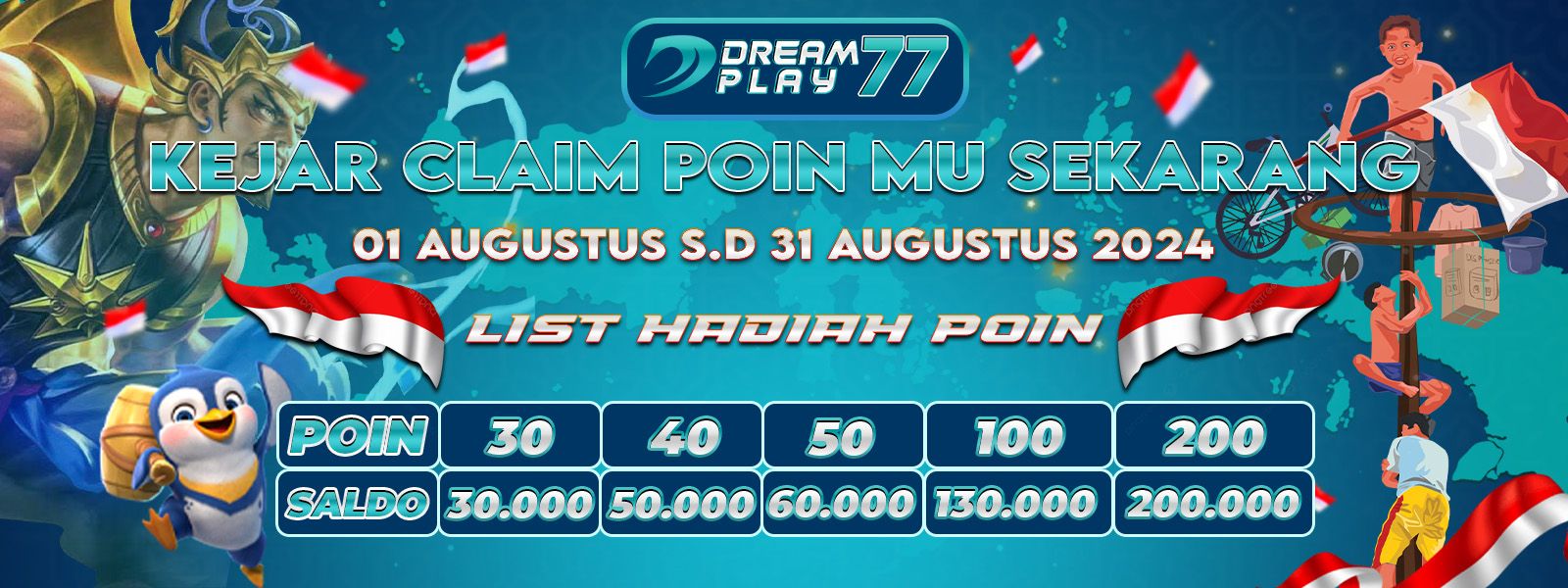 Special Agustus Kumpulkan Point