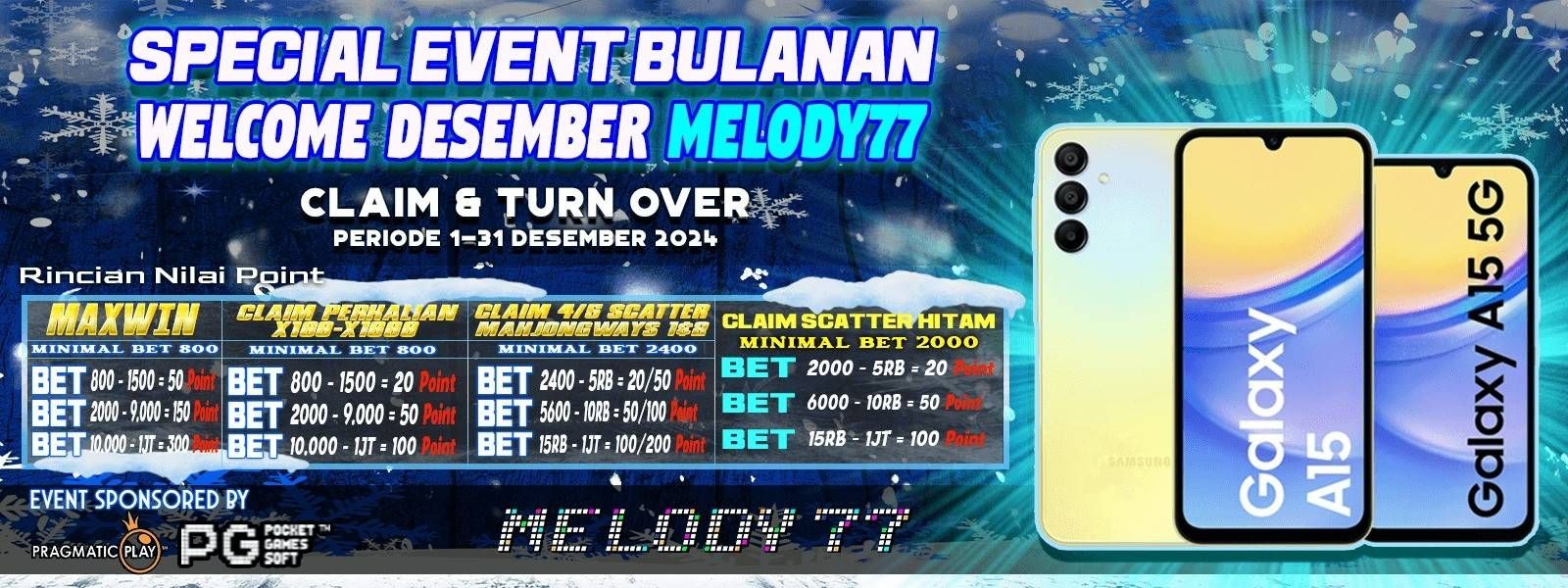 EVENT CLAIM POINT & TURN OVER DESEMBER