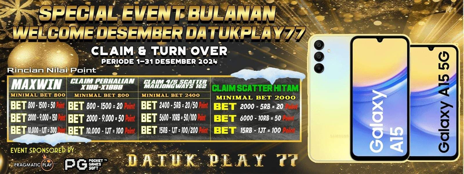 event claim point DESEMBER CERIA