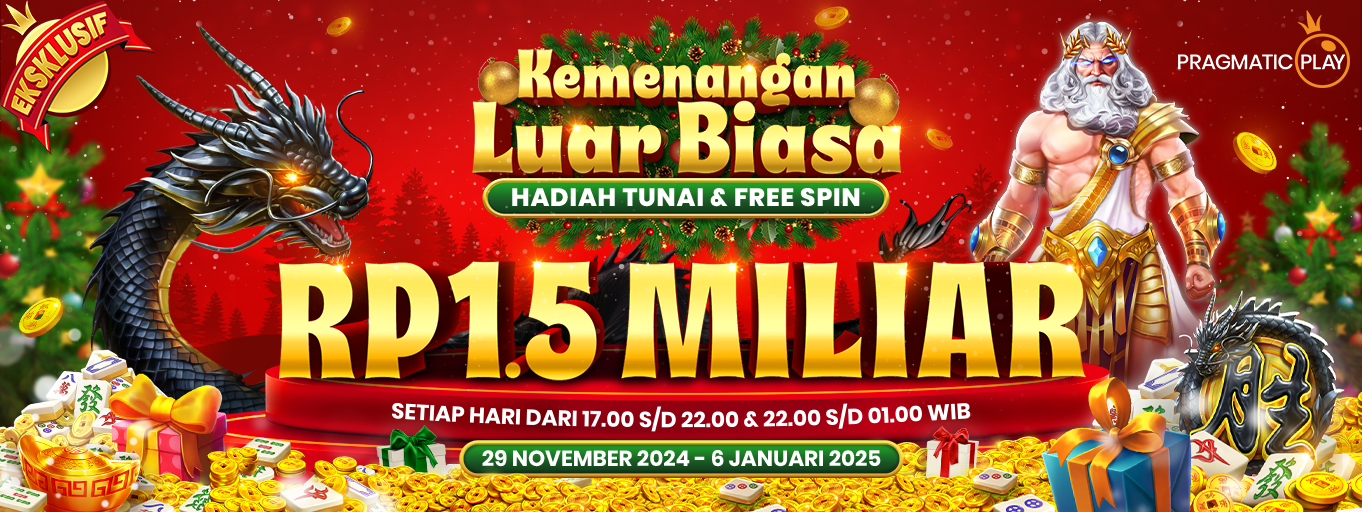 Pragmatic Play Eksklusif !!! Kemenangan Luar Biasa hingga 1,5 miiliar