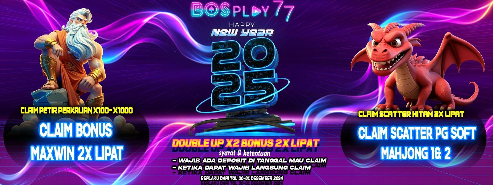 EVENT DOUBLE UP X2 BOSPLAY77